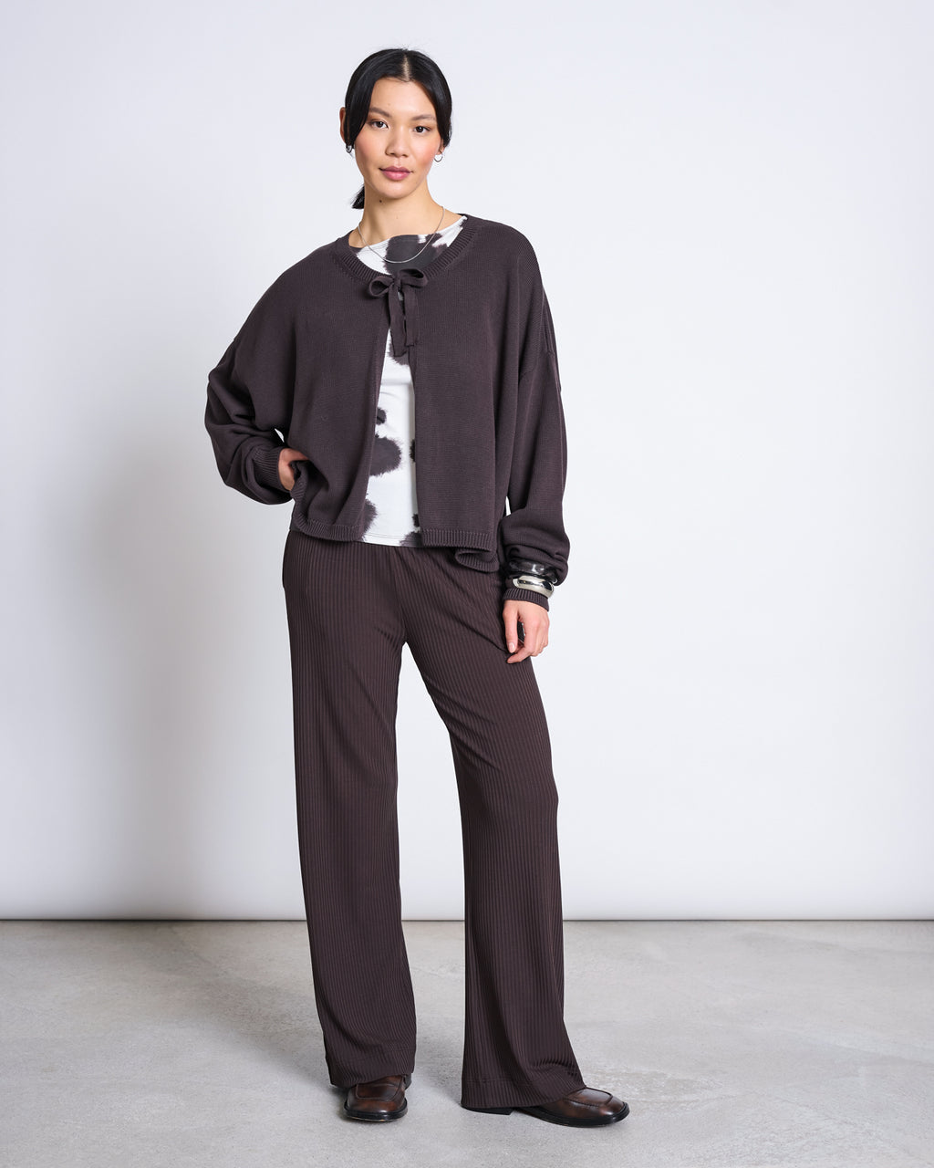 LOOSE TIE CARDIGAN ZEA ZARTBITTER GOTS