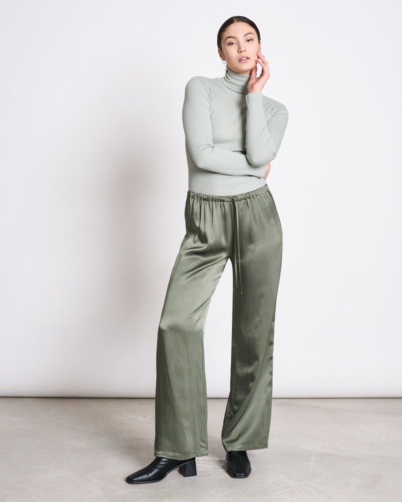 SCENELESS SILKY PANTS SUAVELE シュアーブル Washable Silk Sleep Pants | Haven Well Within