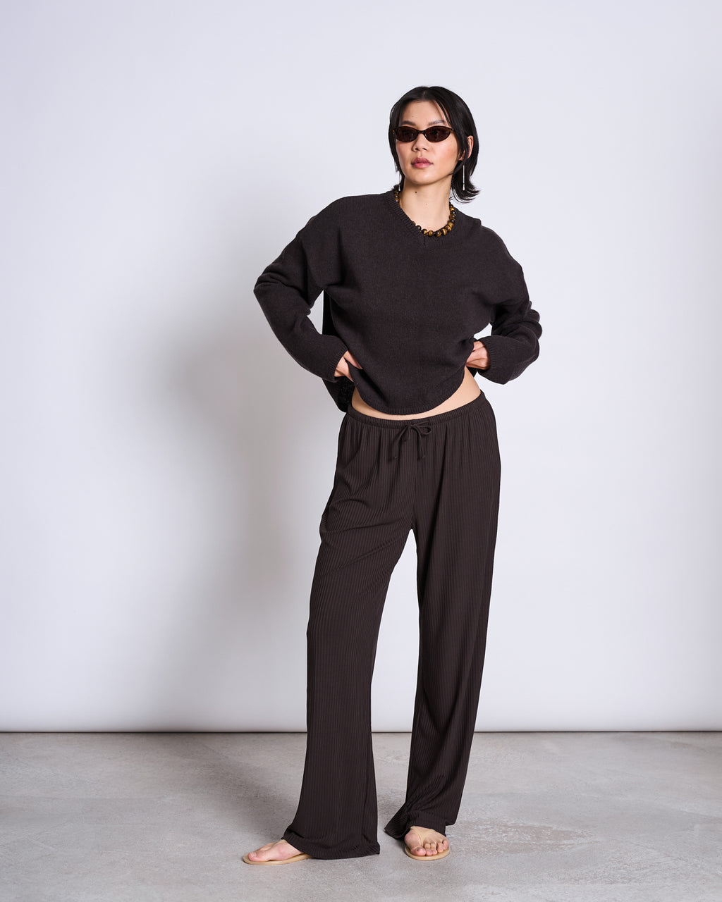 LOW WAIST LOOSE FIT PANTS ENY MUD Pants jan-n-june 1
