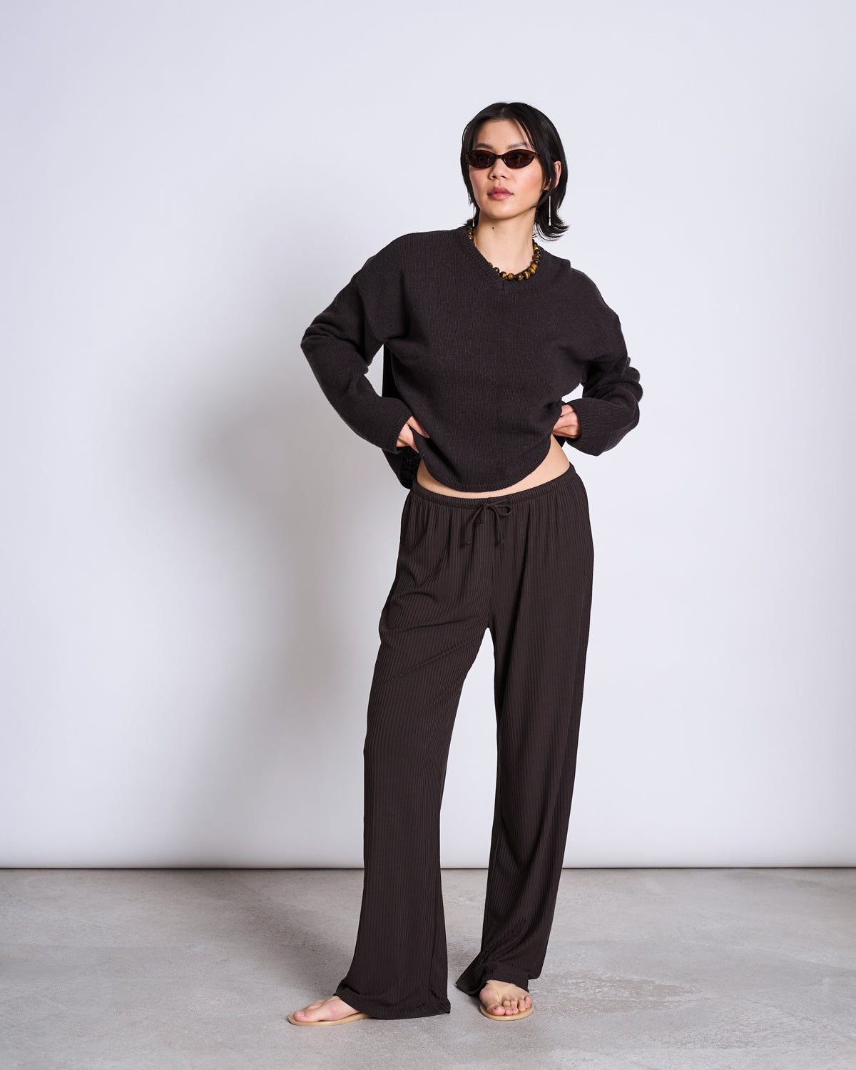LOW WAIST LOOSE FIT PANTS ENY MUD Pants jan-n-june 1