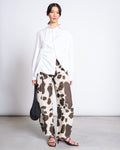 GATHERED SHIRT ZIBA WHITE GOTS Blouse jan-n-june 1