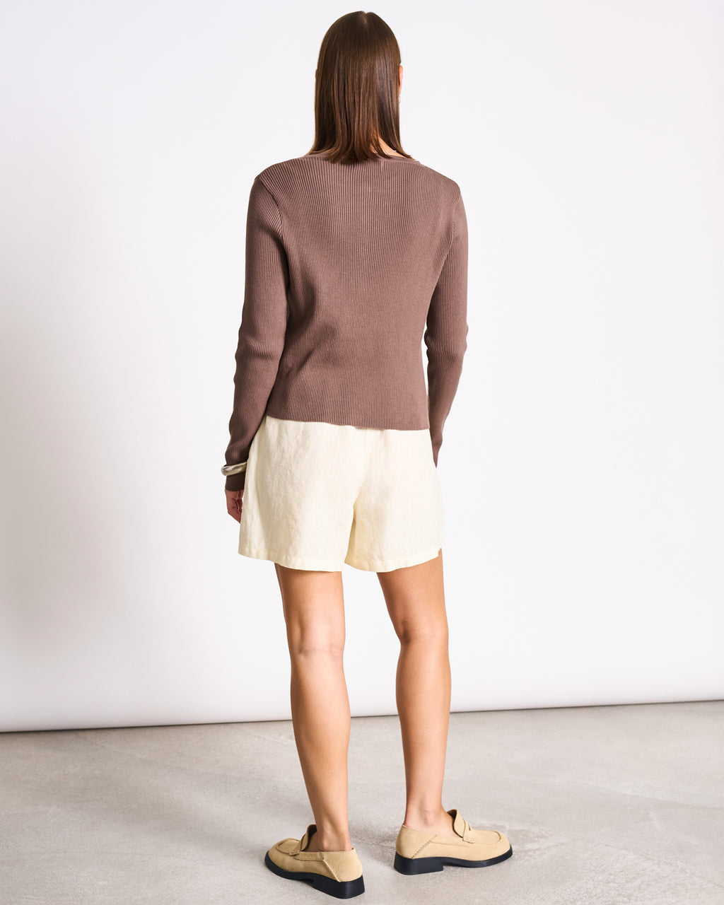 CREWNECK CARDIGAN GLIMT CLAY GOTS Cardigan jan-n-june 5