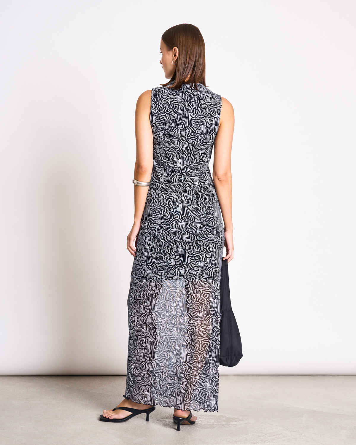 MESH MAXI DRESS CULEX ZEBRA PRINT Dress jan-n-june 3