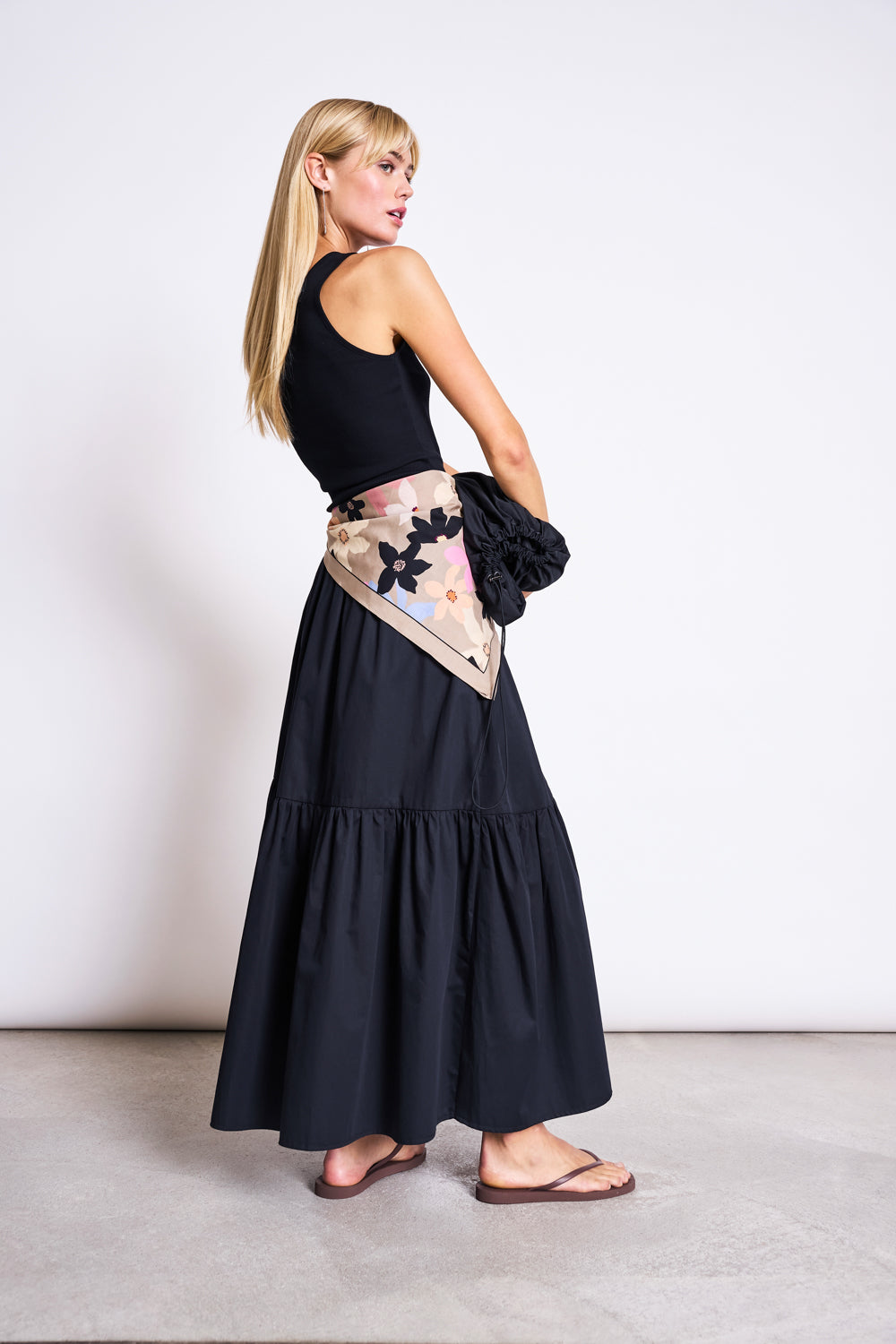 ONE SHOULDER TOP TIGRIS BLACK GOTS T-shirt jan-n-june 3