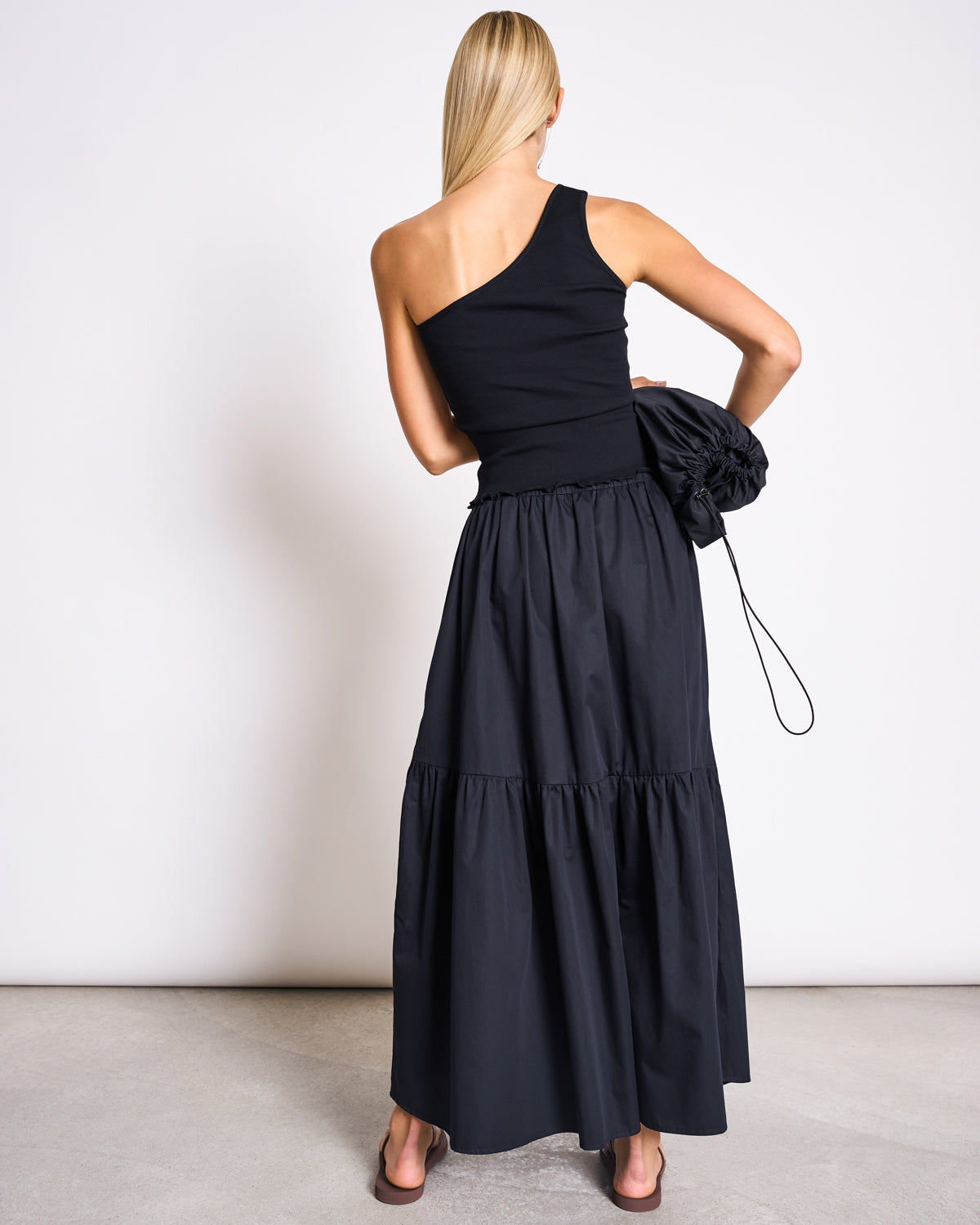 TIERED MAXI SKIRT ALCA BLACK Skirt jan-n-june 4