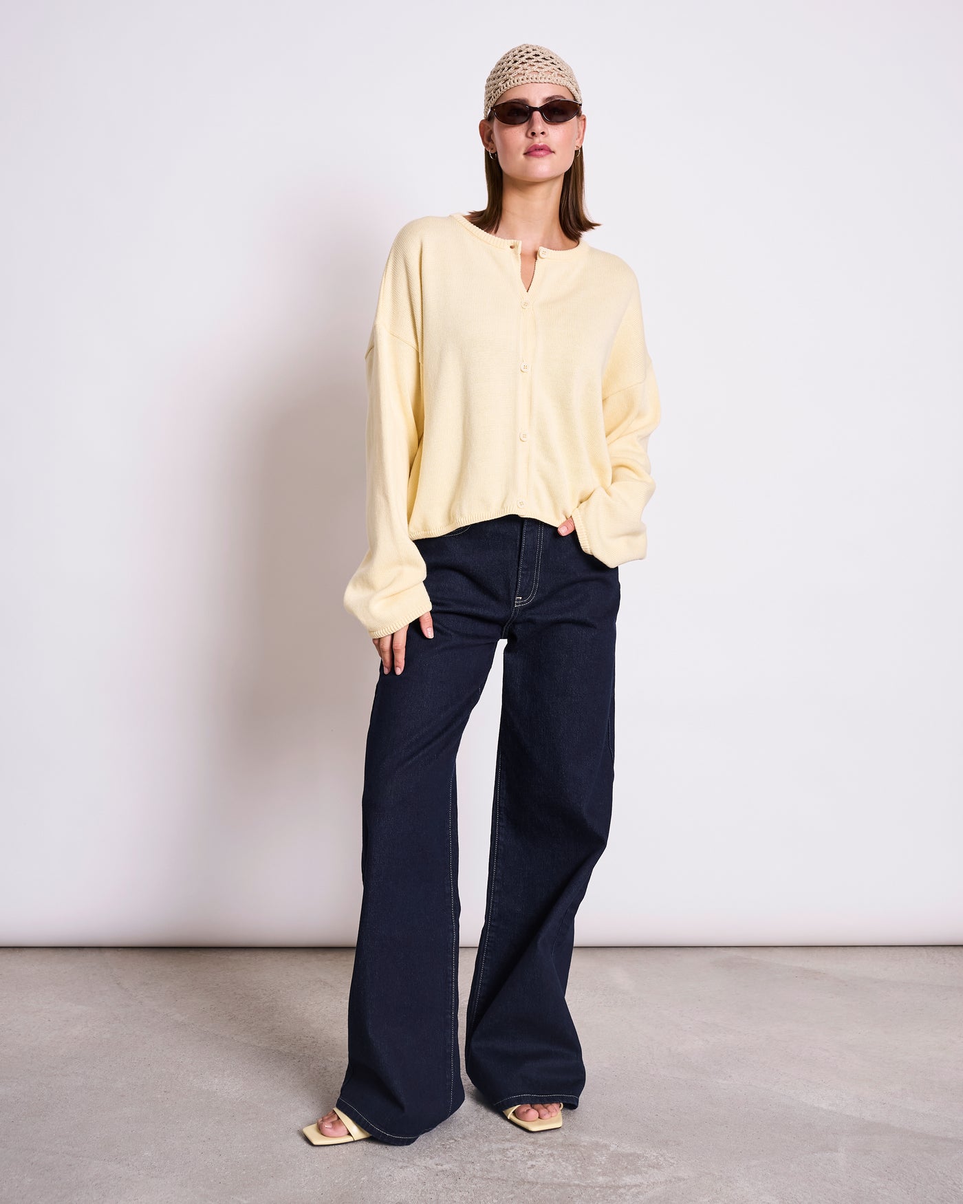 LIGHT CARDIGAN ASAS BUTTERMILK GOTS