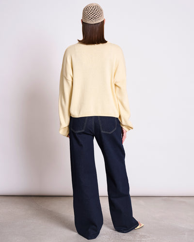 LIGHT CARDIGAN ASAS BUTTERMILK GOTS
