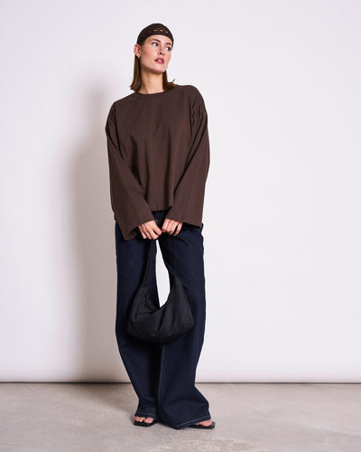 BOXY LONGSLEEVE ANKIRA MUD
