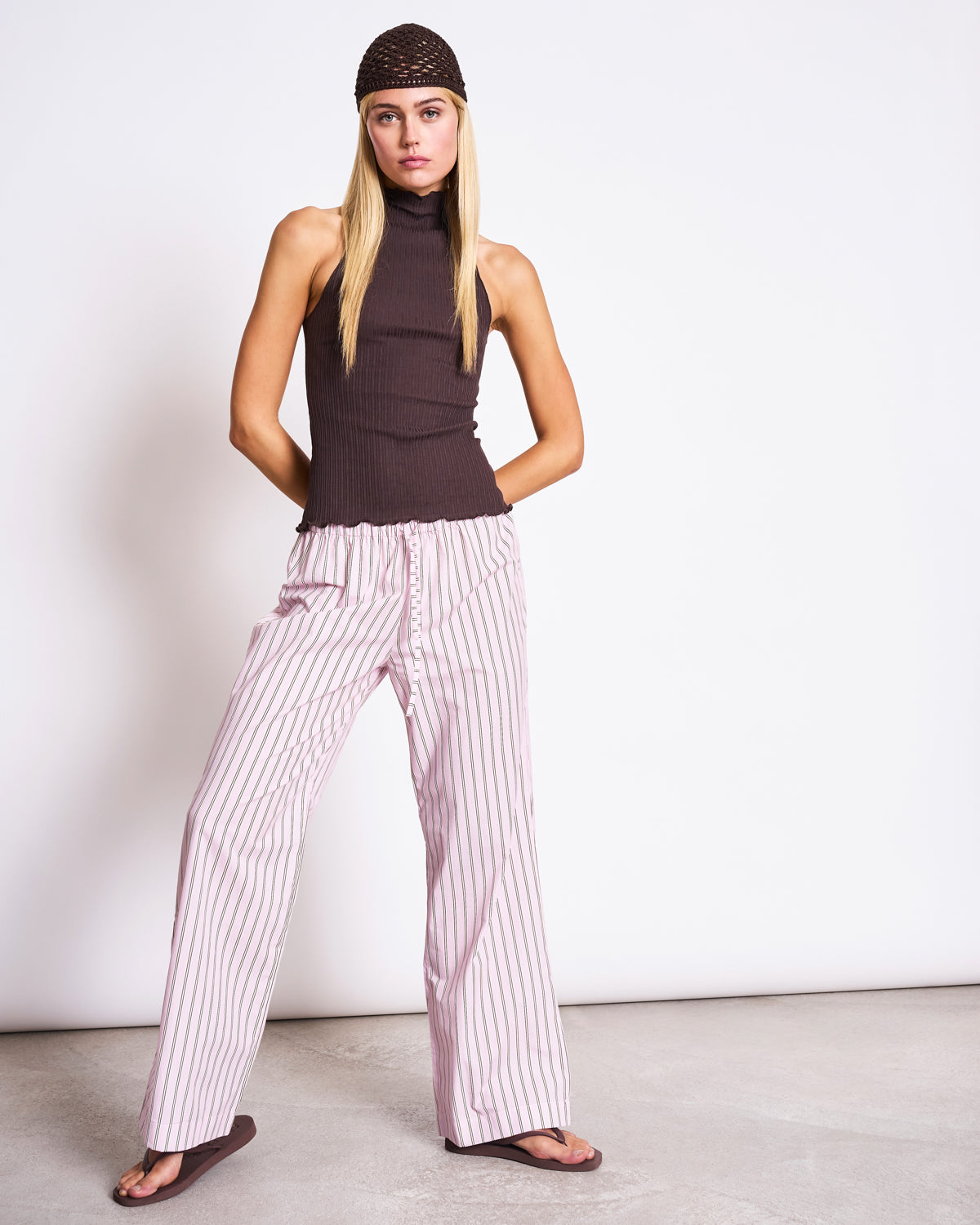 RAISED COLLAR TOP LEPUS MUD GOTS T-shirt jan-n-june 2