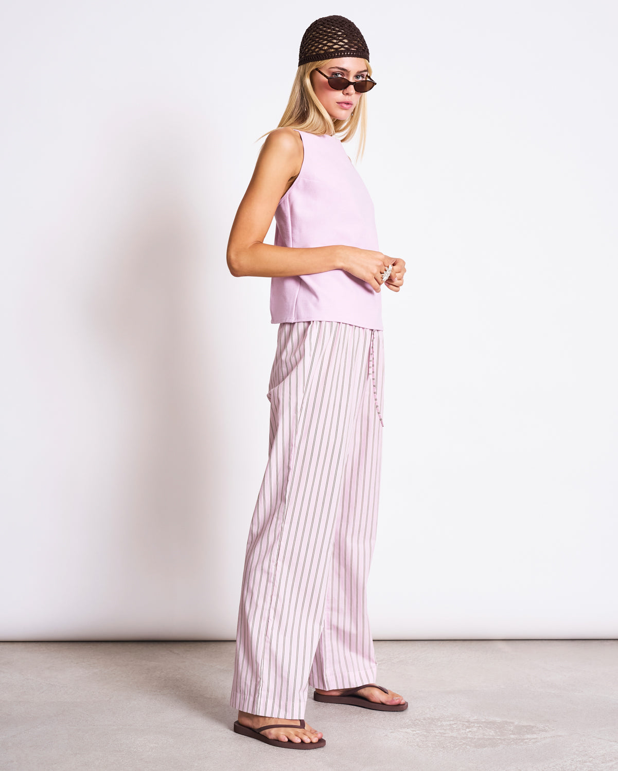 BACKLESS TOP CICONIA LIGHT ORCHID T-shirt jan-n-june 2