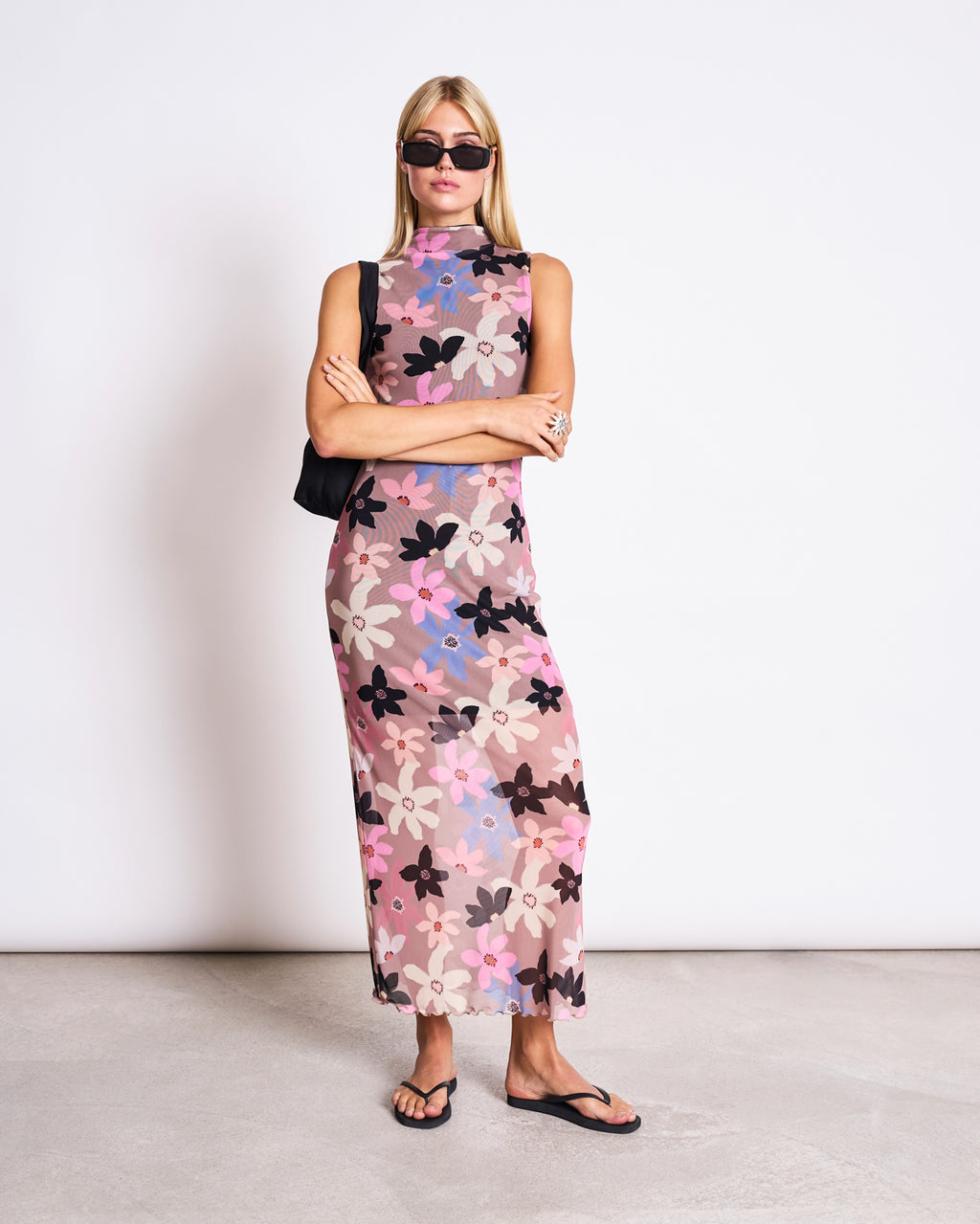 MESH MAXI DRESS CULEX WILD BLOOM Dress jan-n-june 2