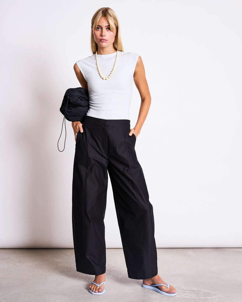 TENCEL™ LYOCELL RIB T-SHIRT APIS ICE BLUE T-shirt jan-n-june 1