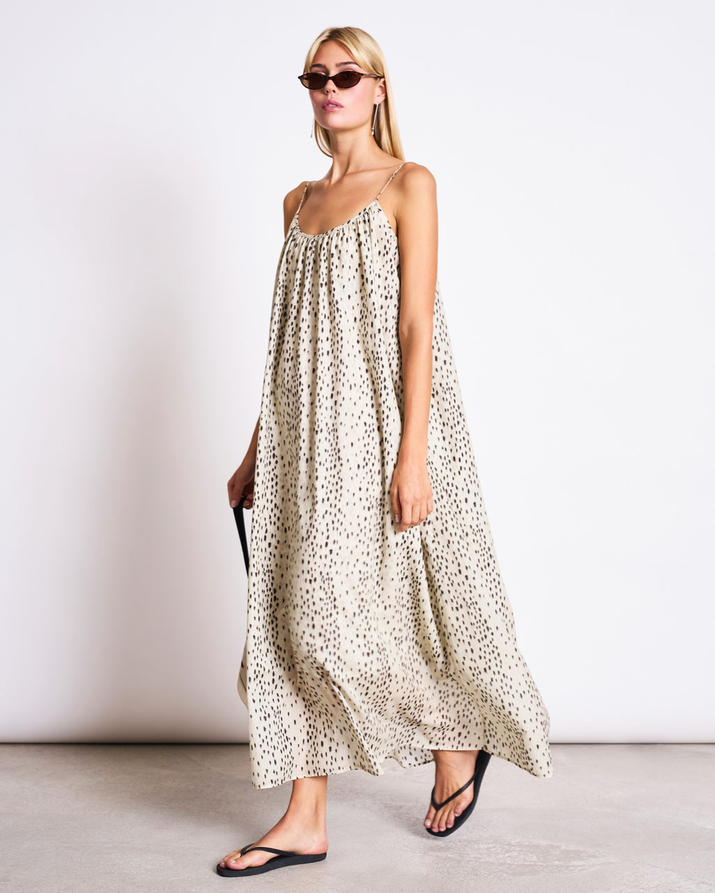 SPAGHETTI MAXI DRESS TOVA DALMATIAN DOTS Dress jan-n-june 1
