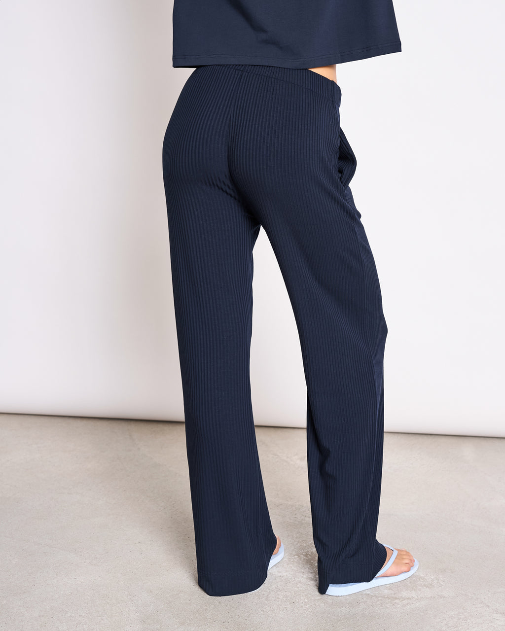 TENCEL™ LYOCELL RIB PANTS SMILLA NIGHTFALL