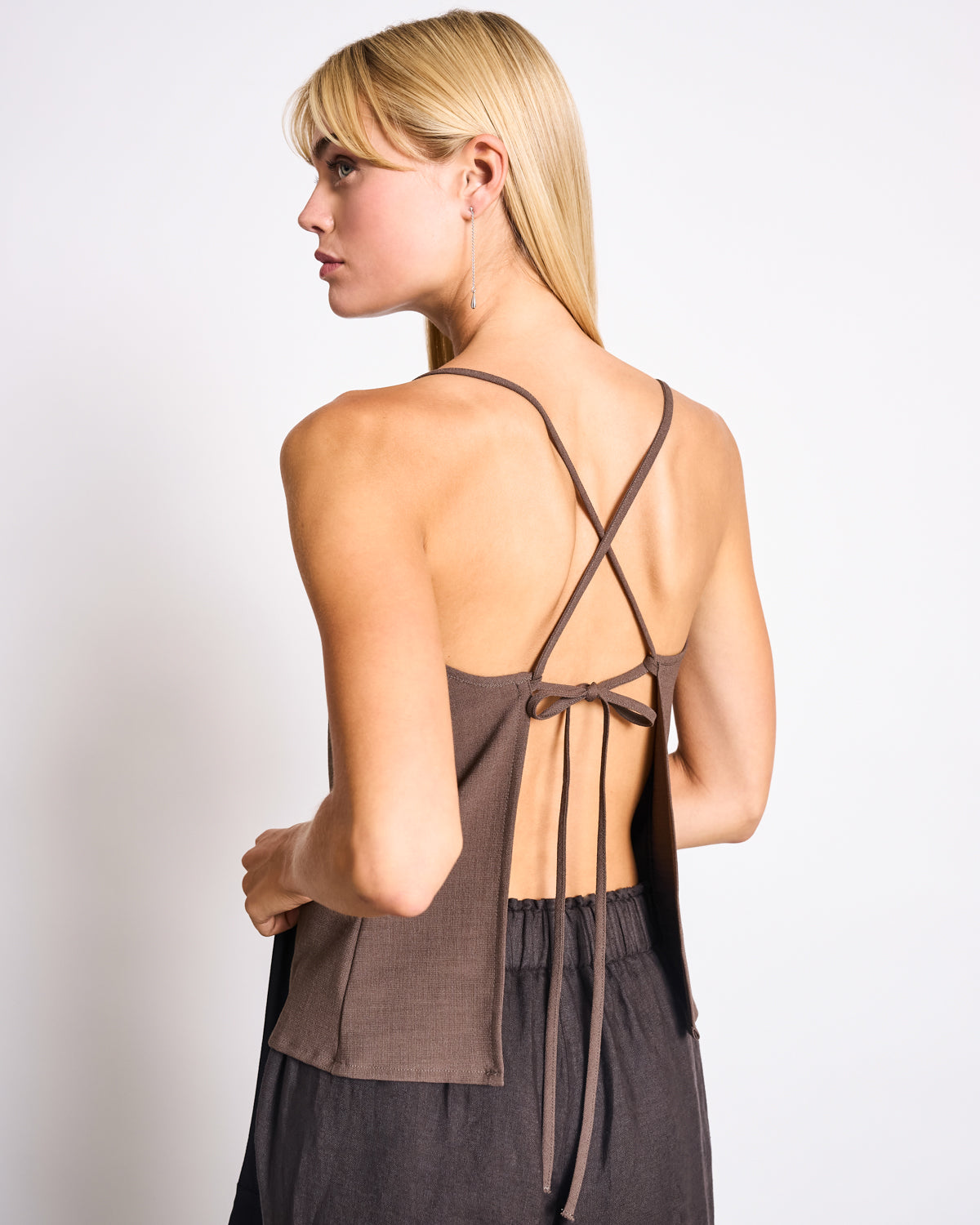 BACKLESS TOP CICONIA CLAY T-shirt jan-n-june 4