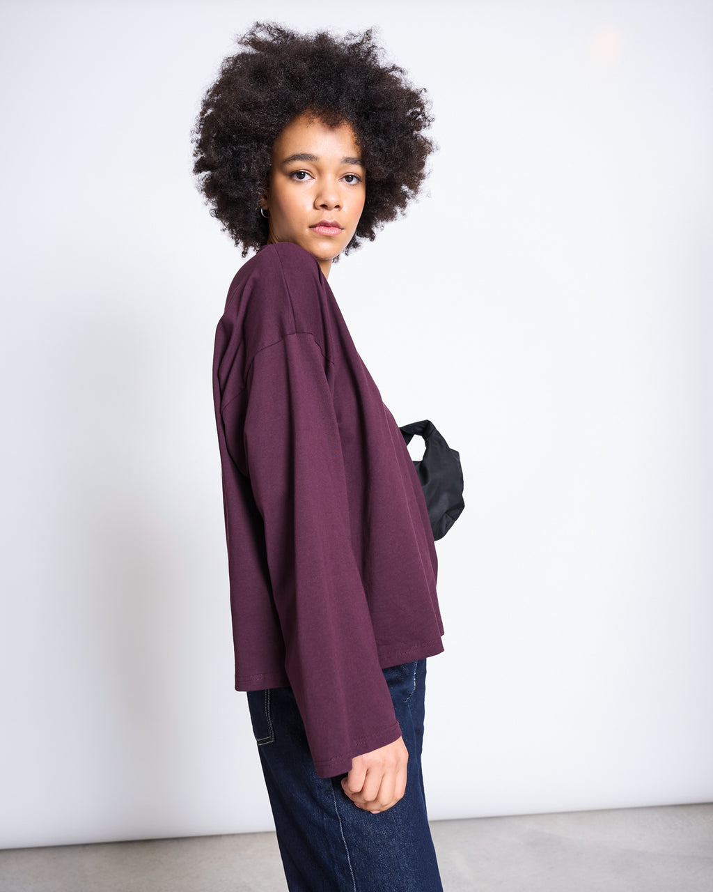 BOXY LONGSLEEVE ANKIRA CHERRY LACQUER