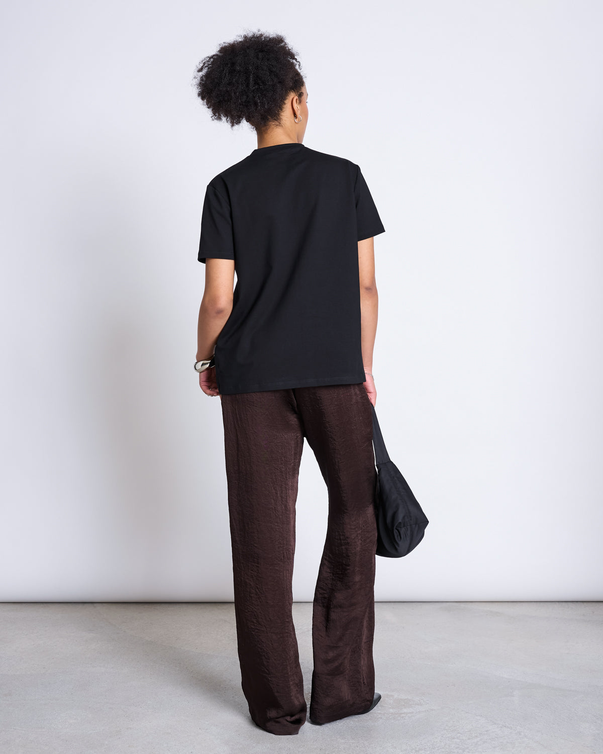 BRUSHED T-SHIRT BOY BLACK GOTS tops jan-n-june 3