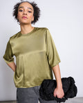 SILKY SHIRT NAMORA WOODY OLIVE