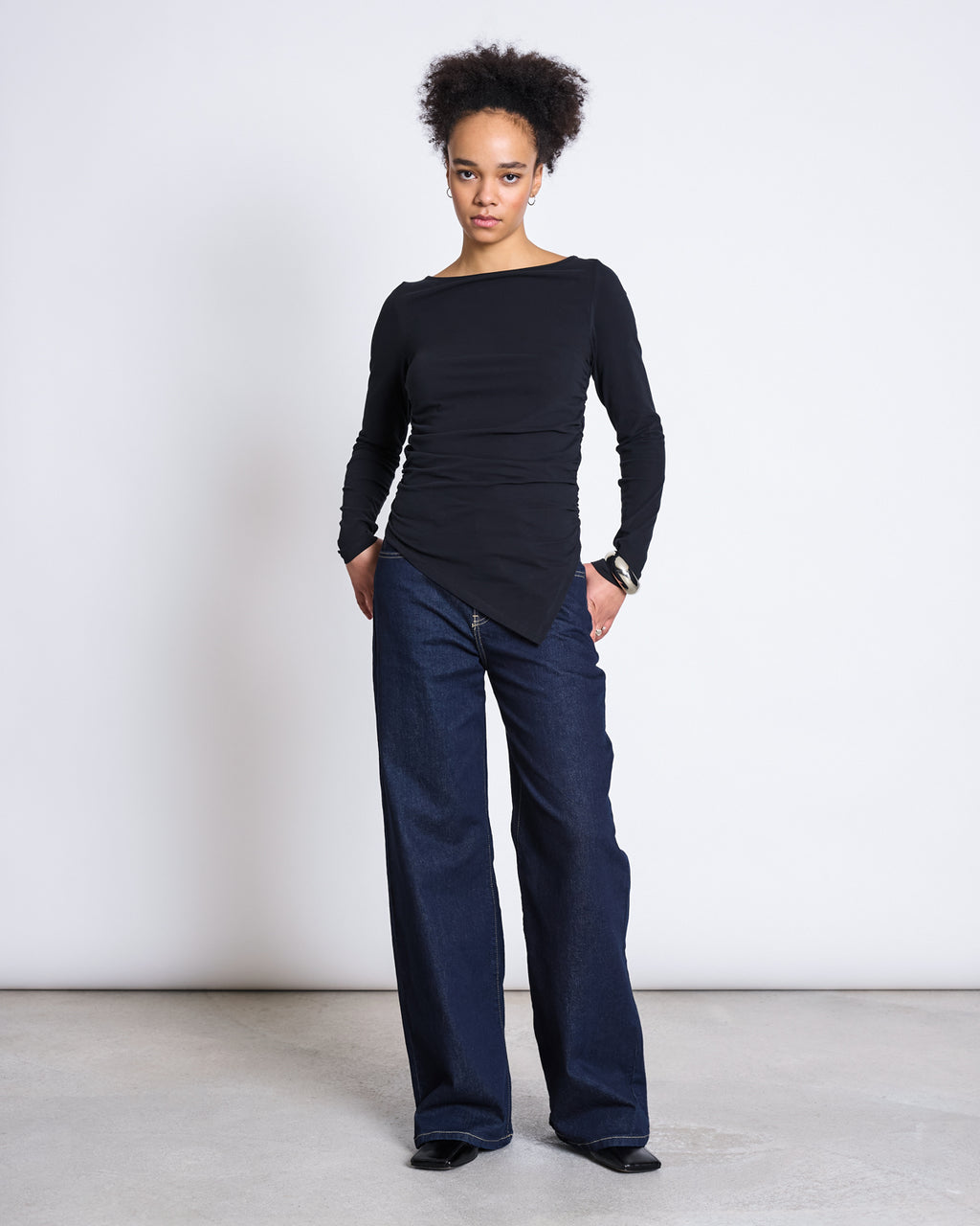 BOAT NECK LONGSLEEVE NOLY BLACK GOTS Longsleeves jan-n-june 2