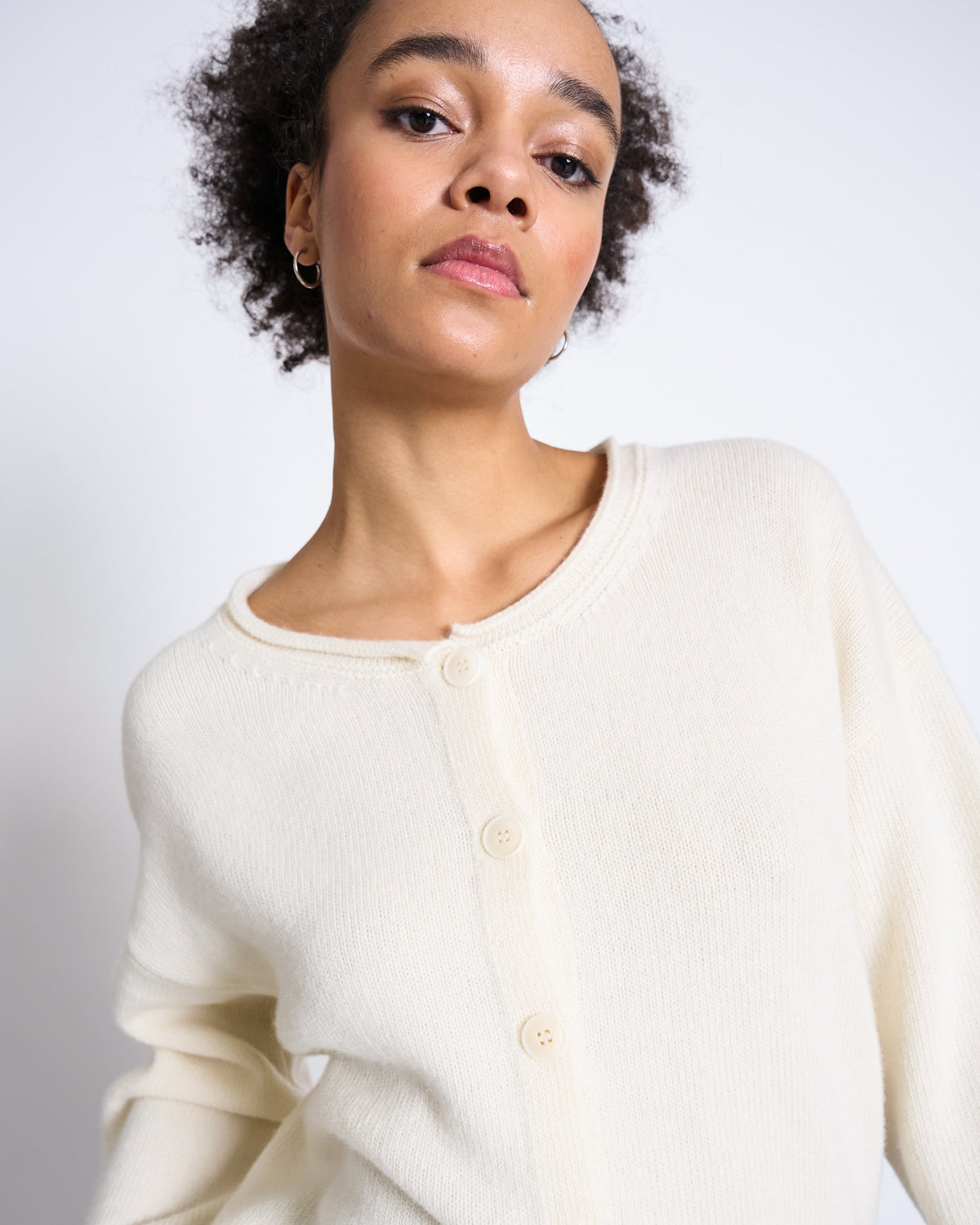 OVERSIZED WOOL CARDIGAN TINCO OFFWHITE GOTS – JAN 'N JUNE