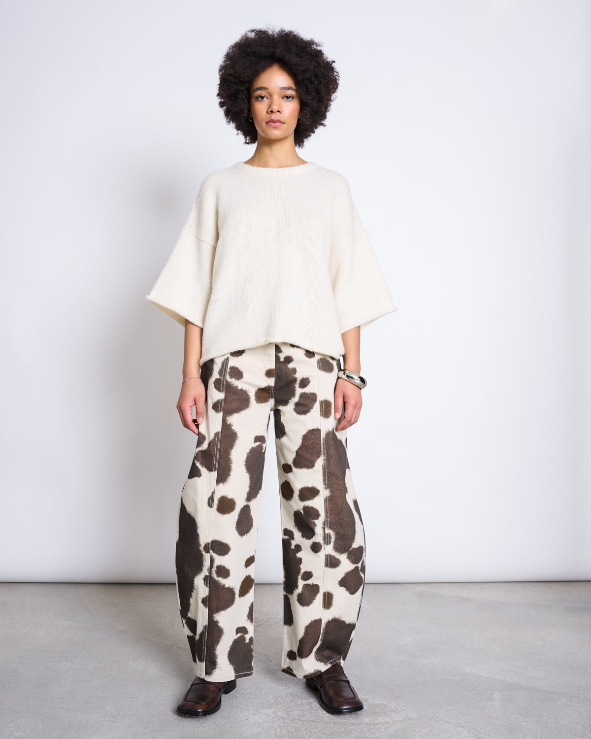 ALPACA KNIT SHIRT VAIL OFFWHITE Sweater jan-n-june 7