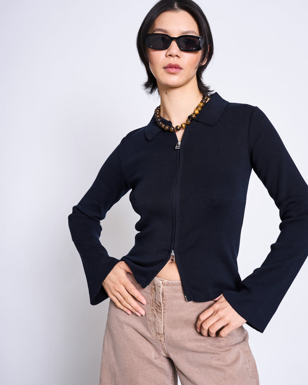 ZIP CARDIGAN TYRIE NIGHTFALL GOTS cardigan jan-n-june 3