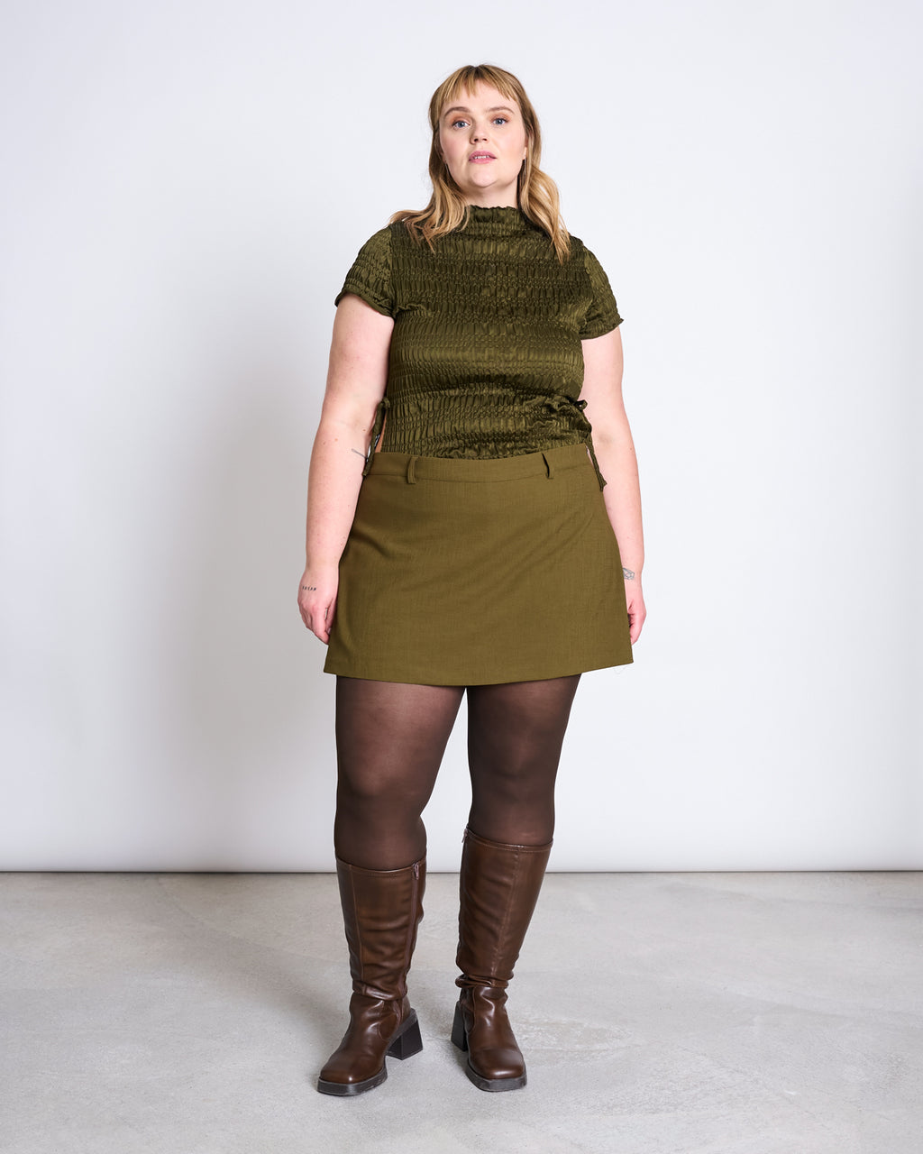 SMOCKED T-SHIRT FERN ROSEMARY T-shirt jan-n-june 8