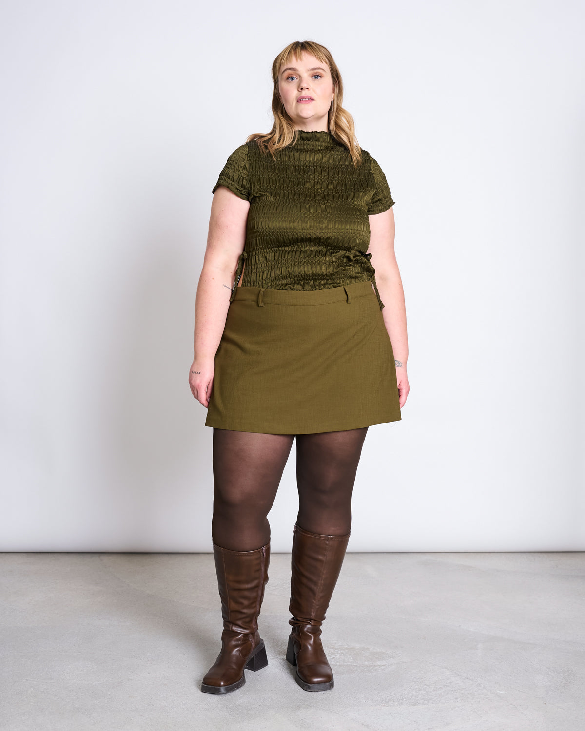SMOCKED T-SHIRT FERN ROSEMARY T-shirt jan-n-june 8