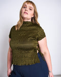 SMOCKED T-SHIRT FERN ROSEMARY T-shirt jan-n-june 1