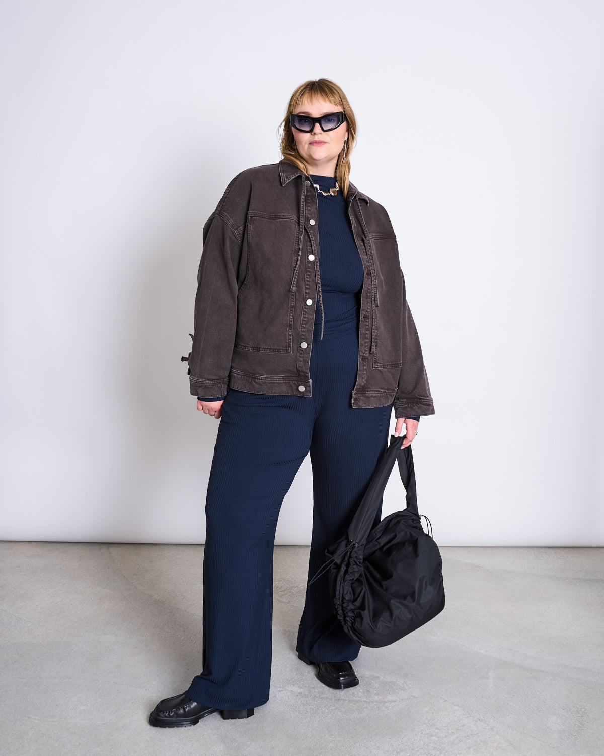 RELAXED DENIM JACKET FINA MUD GOTS Jacket jan-n-june 2
