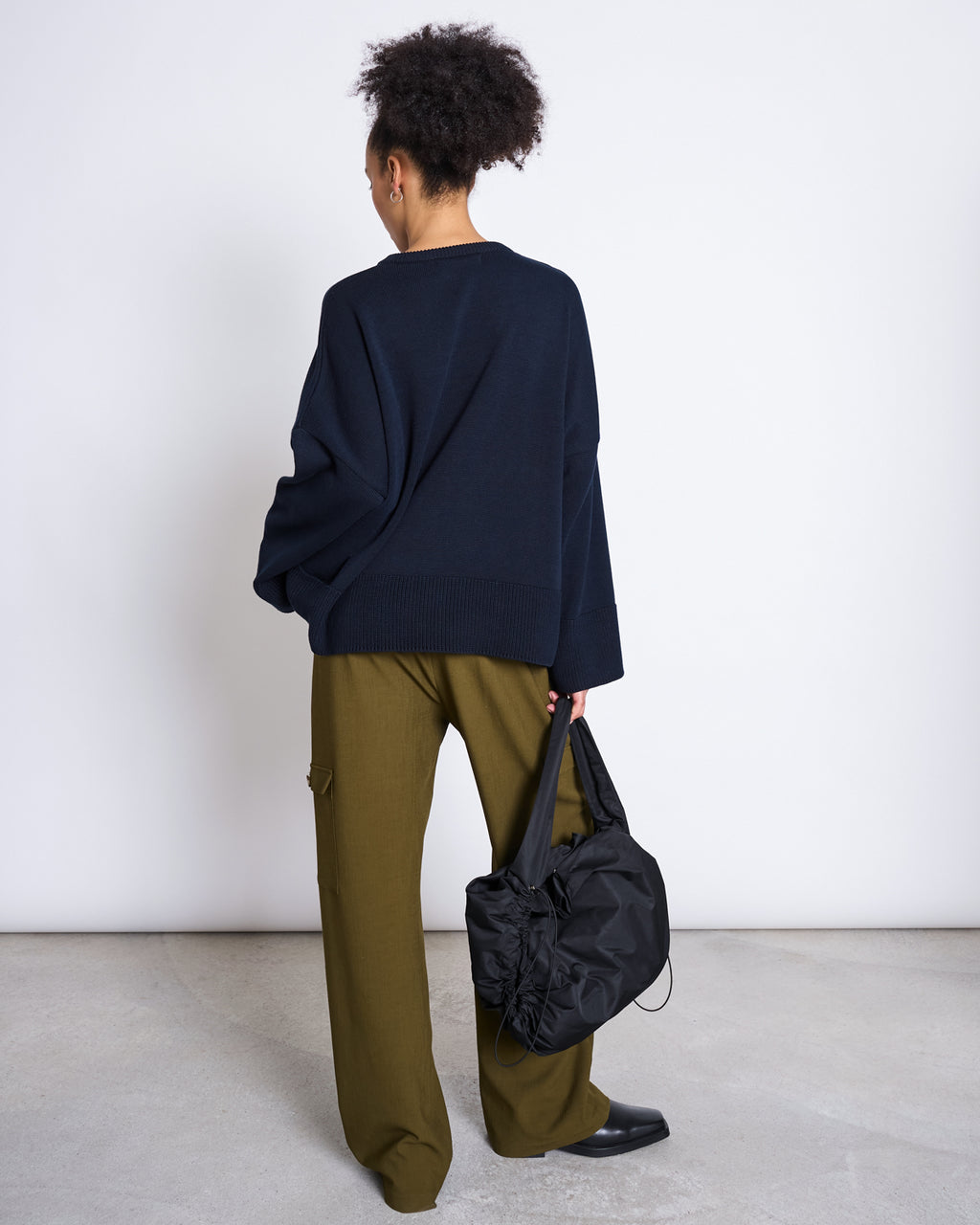 ASYMMETRCIAL KNIT CARDIGAN PEBBLE NIGHTFALL GOTS Cardigan jan-n-june 4