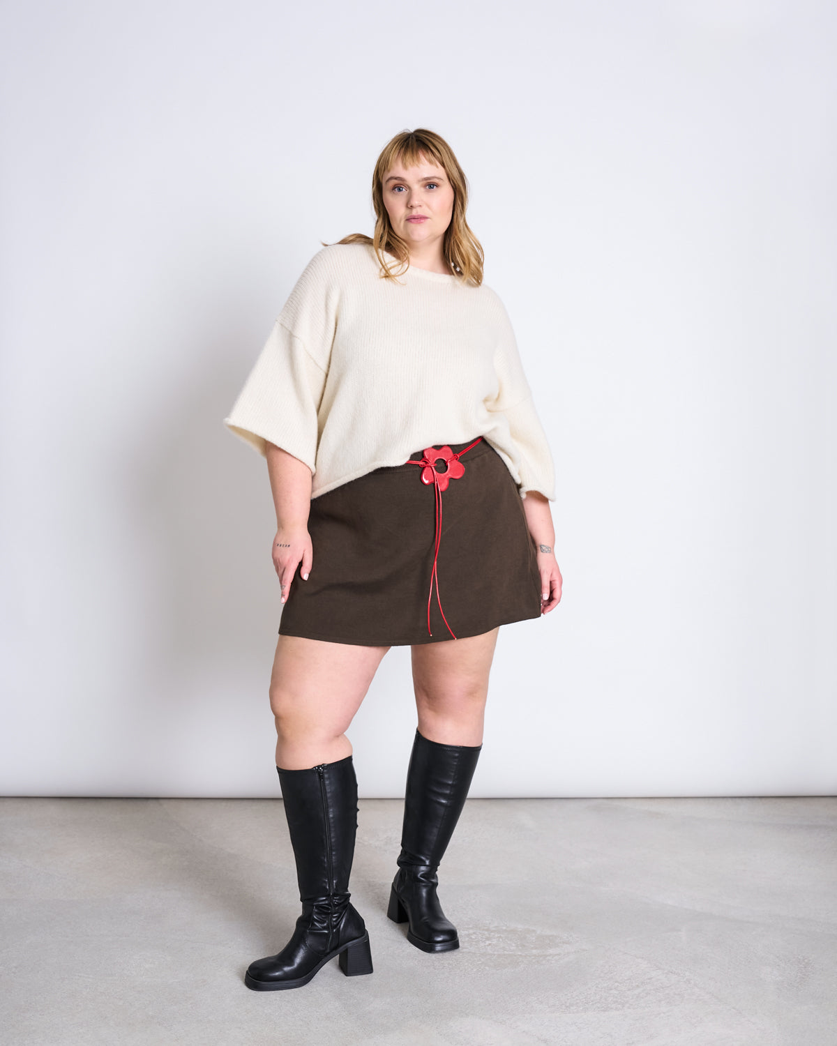 ALPACA KNIT SHIRT VAIL OFFWHITE Sweater jan-n-june 3