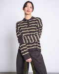 KNIT POLO SWEATER ETTA ZARTBITTER STRIPED GOTS Sweater jan-n-june 2