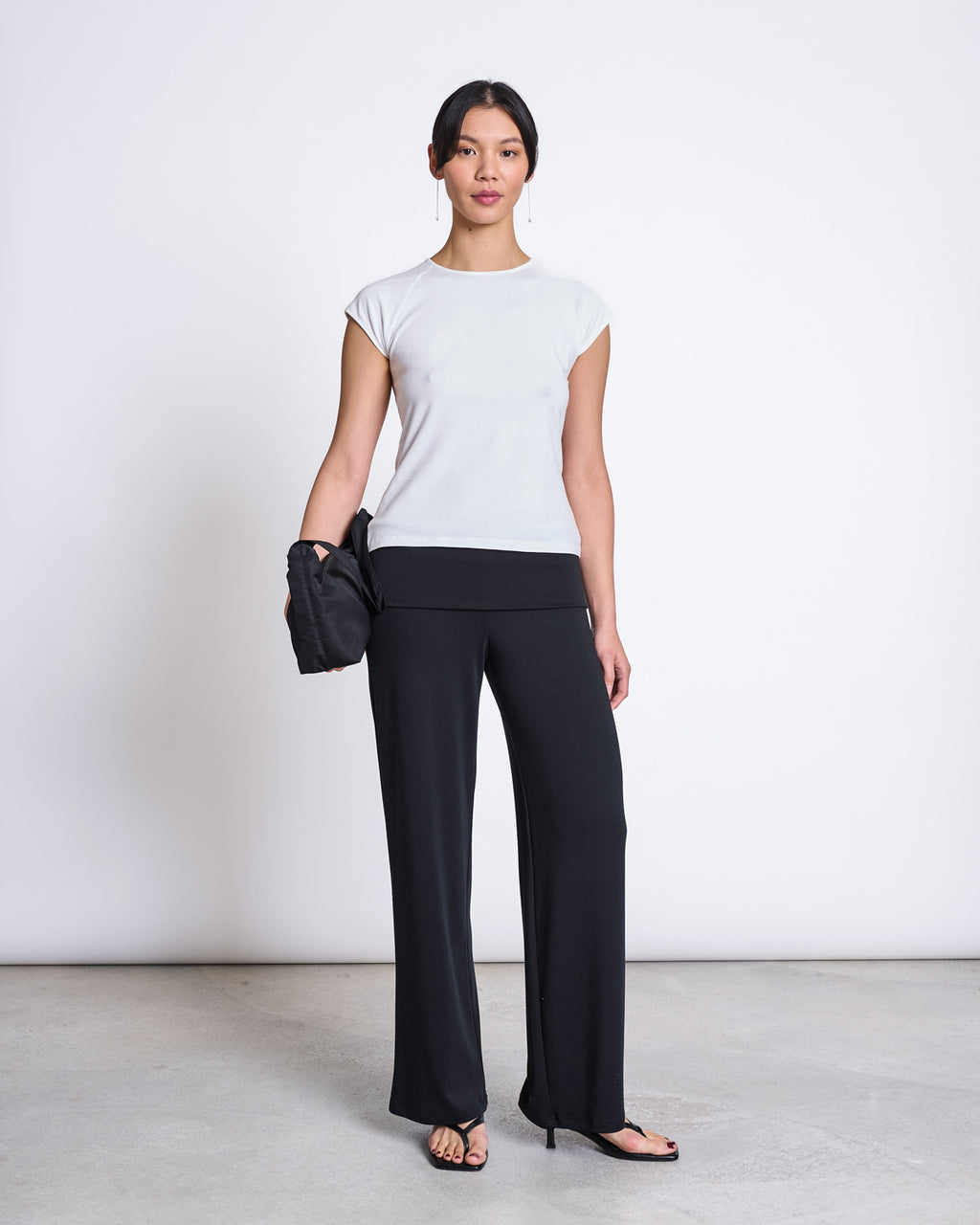 FOLDOVER LEGGINGS NARO BLACK Pants jan-n-june 2