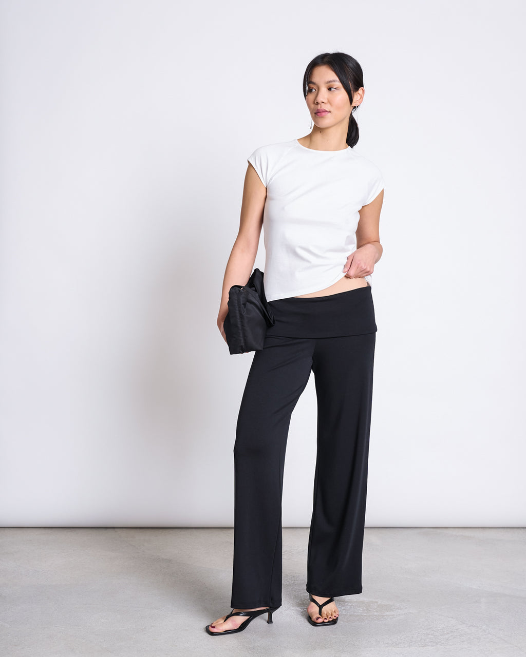 FOLDOVER LEGGINGS NARO BLACK Pants jan-n-june 1