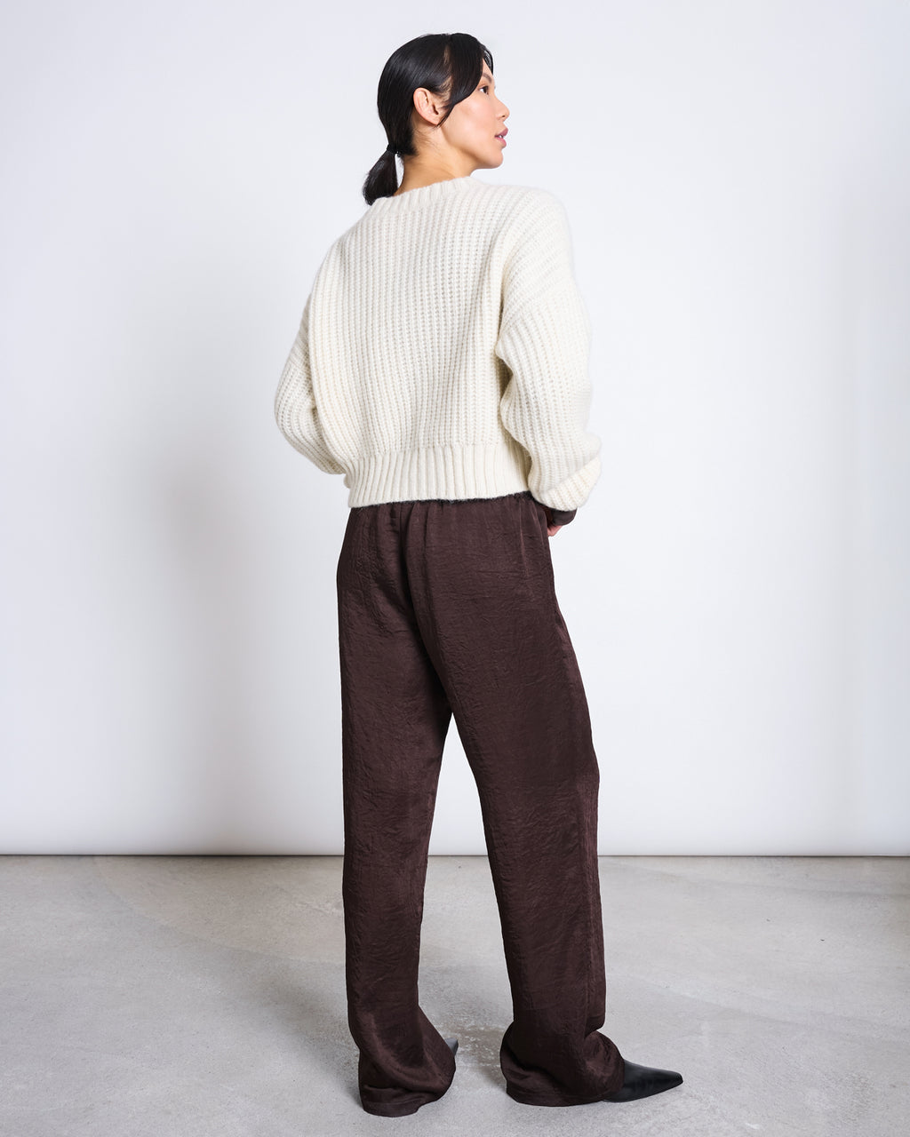 ALPACA CREWNECK CARDIGAN BENI OFFWHITE Cardigan jan-n-june 5