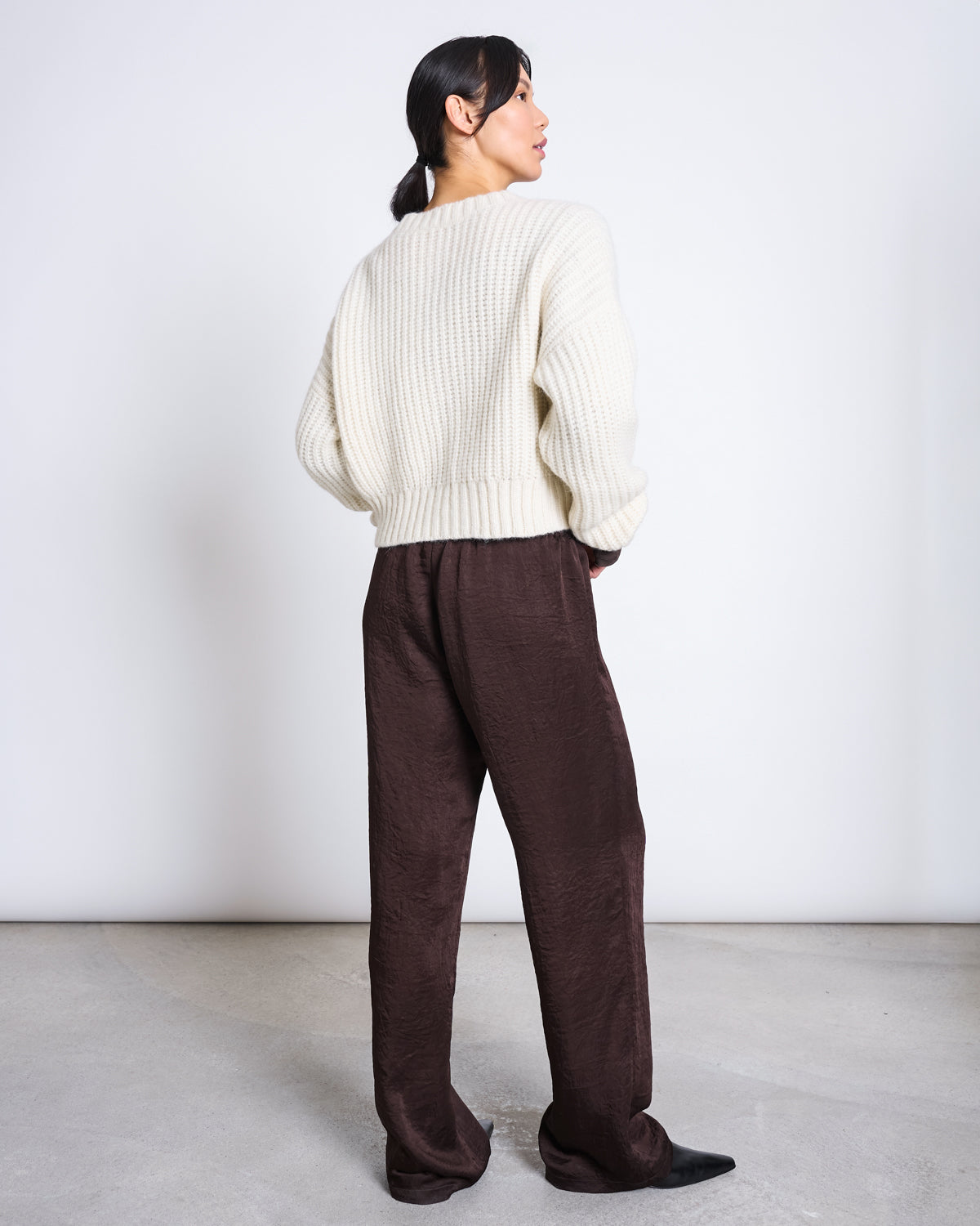 ALPACA CREWNECK CARDIGAN BENI OFFWHITE Cardigan jan-n-june 5