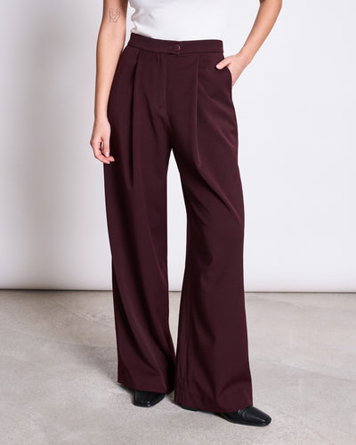 WIDE PANTS GIZA INTENSE RUST