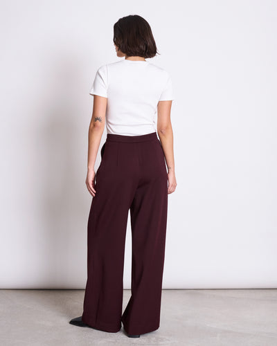 WIDE PANTS GIZA INTENSE RUST