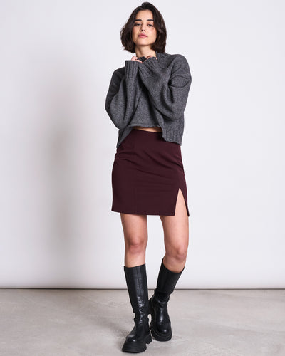 ASYMMETRIC JUMPER SAMEA DARK GREY GOTS