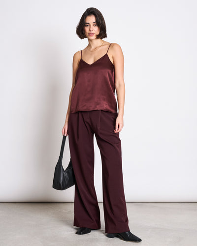 WIDE PANTS GIZA INTENSE RUST