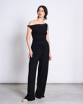 ULTRALIGHT TWISTED TOP LORIA BLACK T-shirt jan-n-june 1