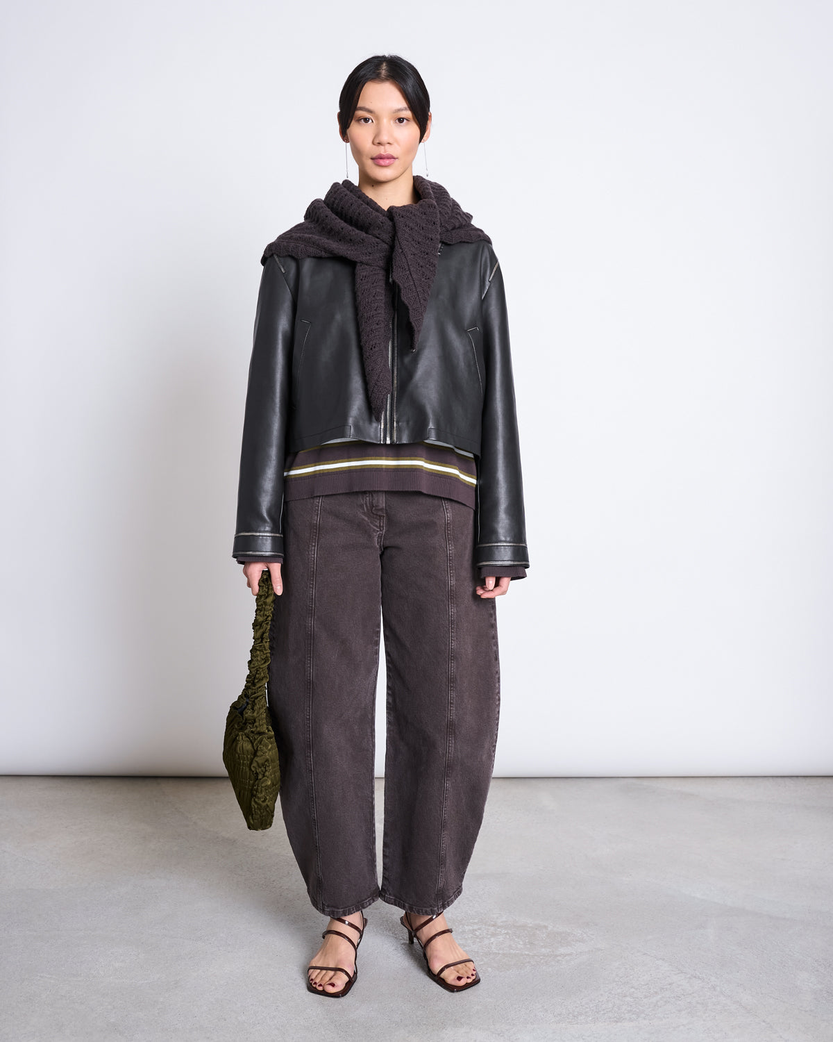 LAMBSWOOL TRIANGLE SCARF ELVA ZARTBITTER GOTS