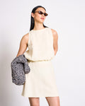 CROPPED LINEN TOP LUPIN BUTTERMILK T-shirt jan-n-june 3