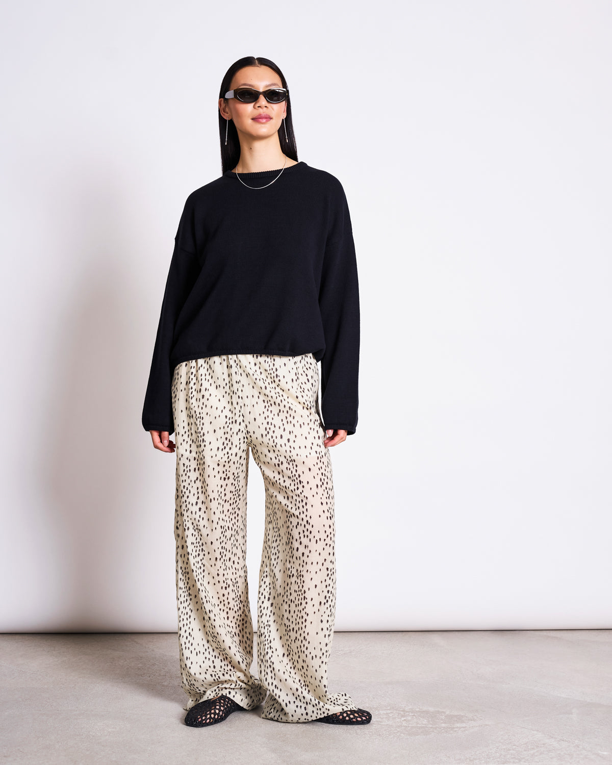 CREWNECK JUMPER HOY BLACK GOTS