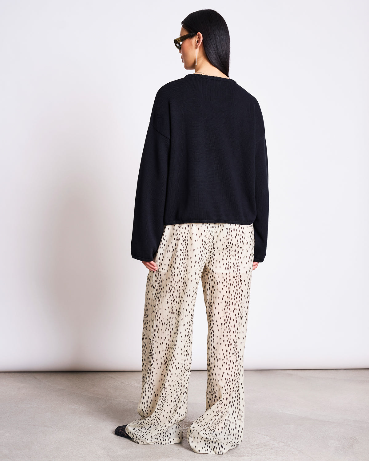 CREWNECK JUMPER HOY BLACK GOTS