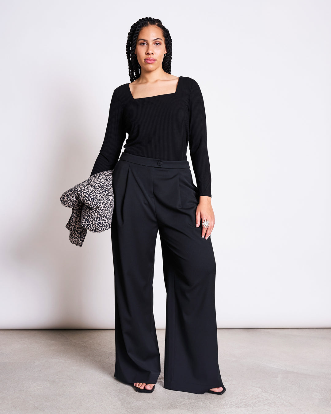 WIDE PANTS GIZA BLACK – JAN 'N JUNE