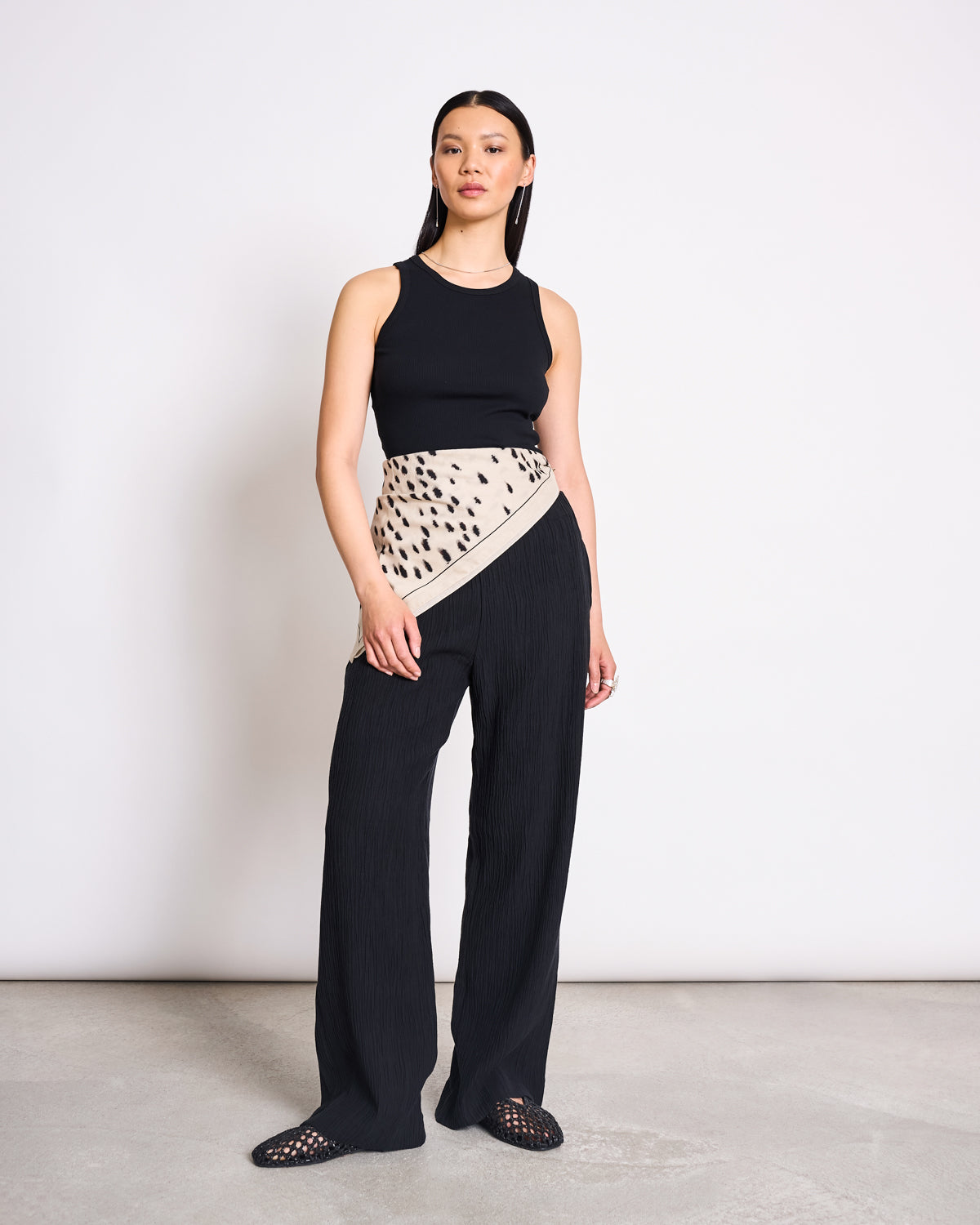 PRINTED COTTON SCARF VAD DALMATIAN DOTS Accessories jan-n-june 5