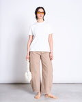 BRUSHED T-SHIRT BOY PLAIN WHITE GOTS t-shirt jan-n-june 1