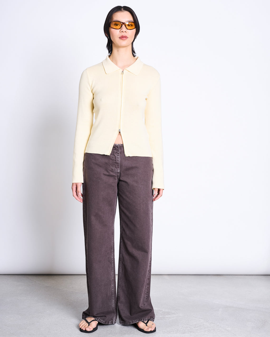 ZIP CARDIGAN TYRIE BUTTERMILK GOTS cardigan jan-n-june 1